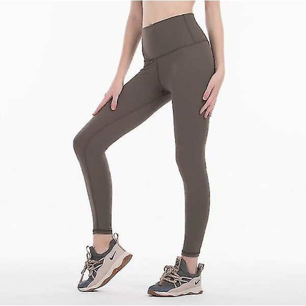 Kvinders højtaljede leggings, bløde elastiske, uigennemsigtige maveleggings, Plus Size Fitness Yoga Stretch Xinda CMK green A M