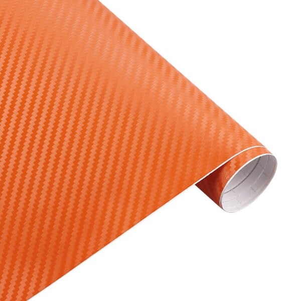 3D Kulfiber Vinyl Bil Wrap Ark Rulle Film Bil Klistermærker
