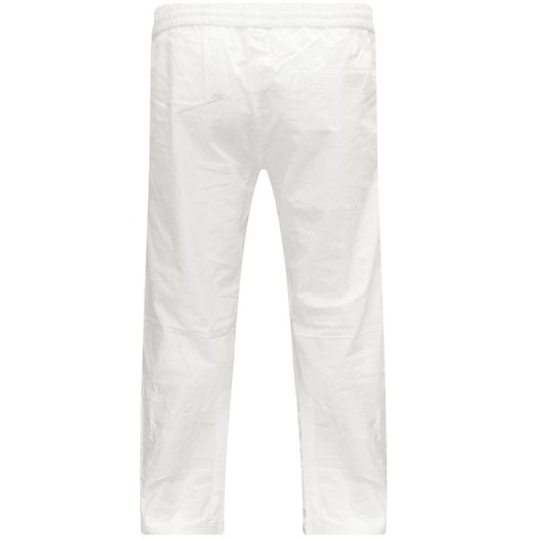 Men's Drawstring Elastic Beach Yoga Casual Pants White L