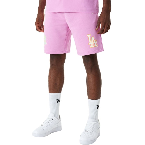 New Era LA Dodgers MLB Pastel Elastiske Shorts - Pink CMK Pink 3XL