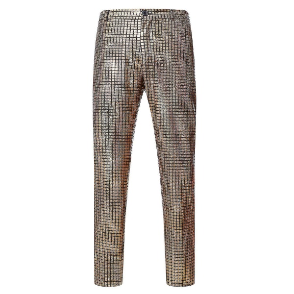 Mens Metallic Pants CMK Gold 30