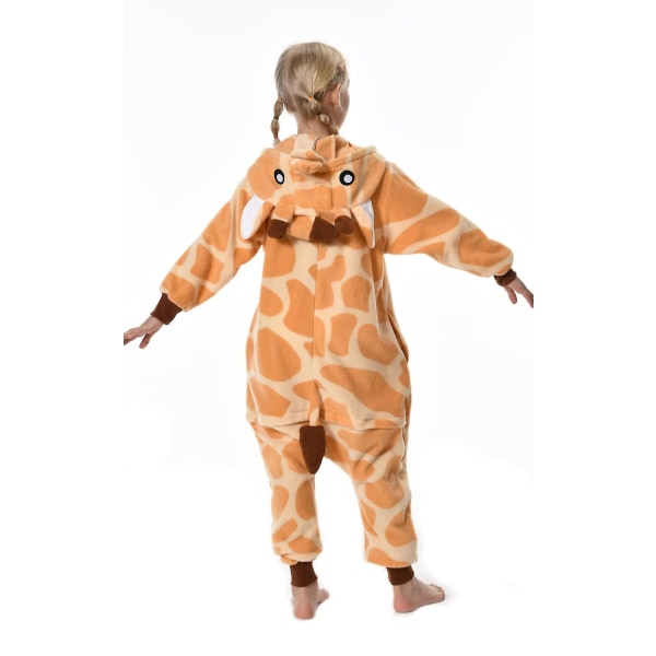 Unisex børne onesie pyjamas plys kostume Sødt Halloween kostume K Giraffe 115