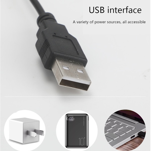Mini liten elektrisk drill - Bærbar mini liten USB drill Håndholdt Micro USB drill med 3 stk bits og L-stift for DC 5V