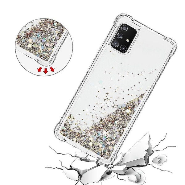 Samsung Galaxy A51 5G flash läpinäkyvä cover TPU silikoni