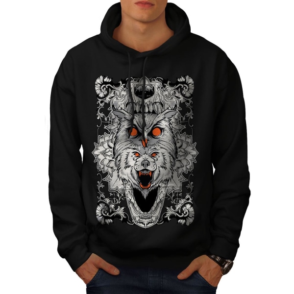 Jungle Horror Wild Men BlackHoodie | Wellcoda CMK Black 5X-Large