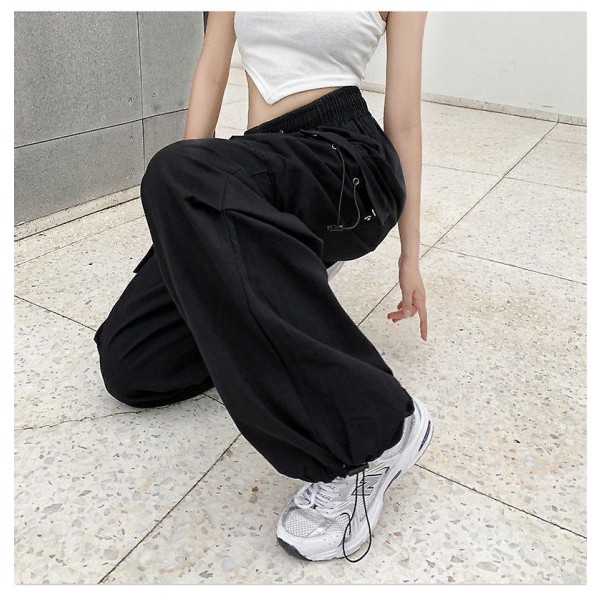 Dame nye våren løse uformelle Street Pants CMK BLACK L