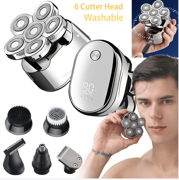 6-i-1 barbermaskin / trimmer for hode og ansikt