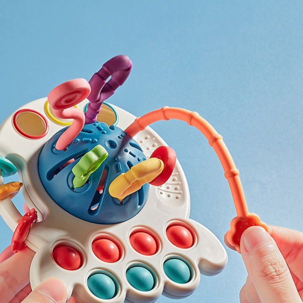Montessori baby leksaker 12-18 månader, baby leksaker 6-12 månader, sensoriska D