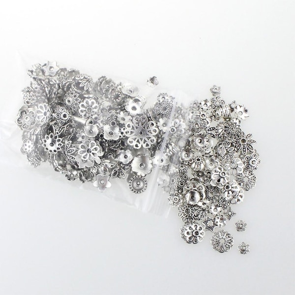 100 g metall sølv bronse perler for smykker DIY armbånd halskjede
