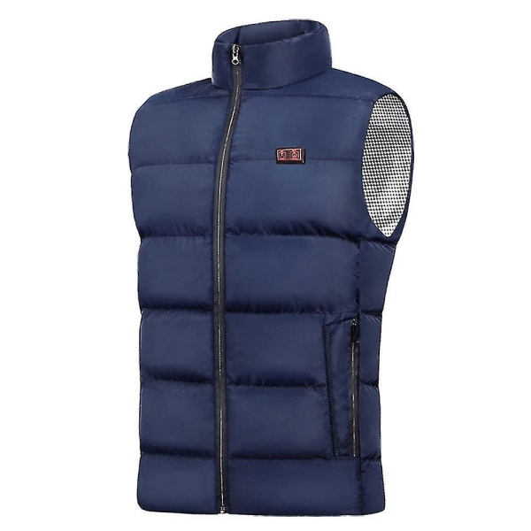 Oppvarmet Vest Herre Dame Usb Oppvarmet Jakke Varme Termoklær CMK Blue S