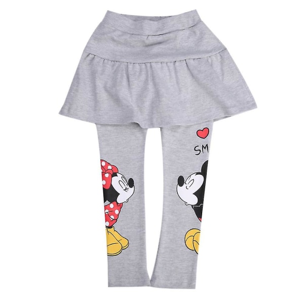 Children's Mickey and Minnie Leggings Grey 5-6 Years