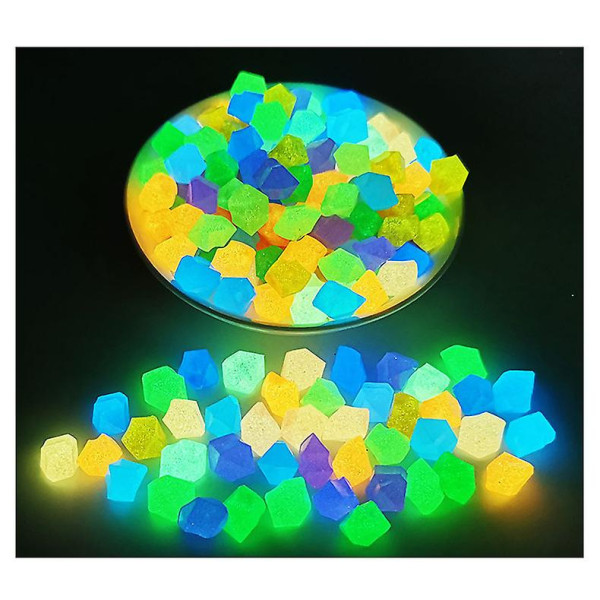 Luminous Stones Glow In The Dark Haveklipper Dekorativ 300 stk