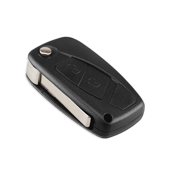 2-knaps nøgleskal til Fiat Sort Black one size