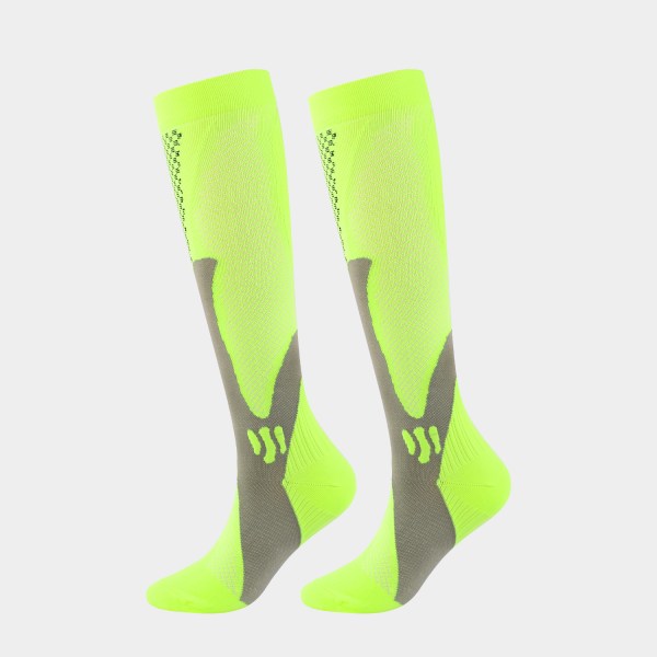 【Tricor-butikk】 6 par kompresjonssokker (for menn og kvinner) Knehøye sokker for reisesport S