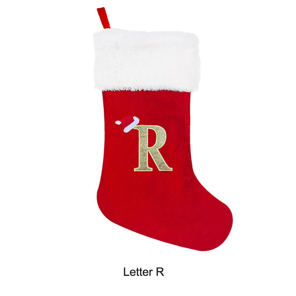 Personalized Christmas Stockings - Festive Ambiance With Precision Large Red R