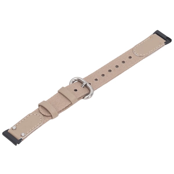 Erstatnings klokkebånd for Fitbit Inspire 3 Sporty Style Justerbar Pustende Canvas Armbånd i Apricot