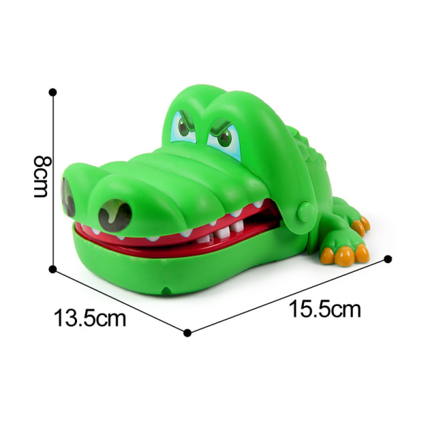 Mini Bite Alligator Tricky Toy (medium størrelse)