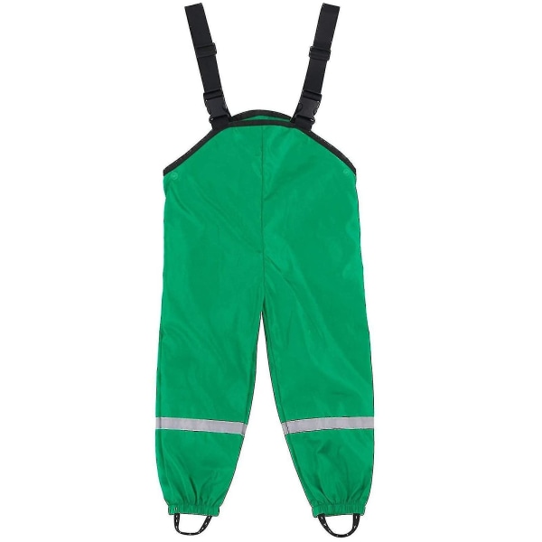 New 2023 Unisex Children's Rain Dungarees Windproof And Waterproof Mud Trousers Changzhao CMK Green 74