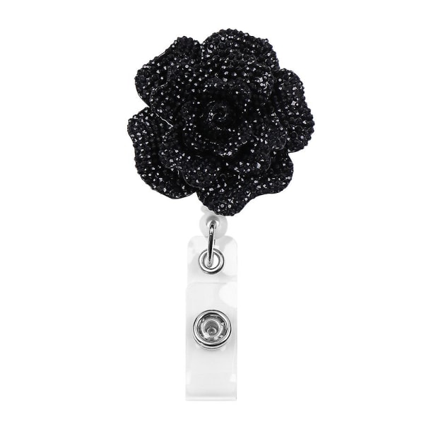 Fashion Rose Shape kontorartikler nøglering black