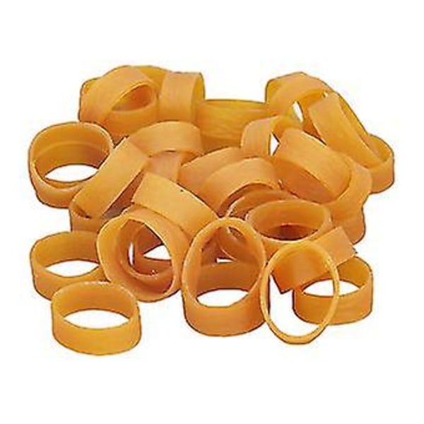 120 stk. 10 mm brede elastiske gummibånd - Bløde, stærke og holdbare