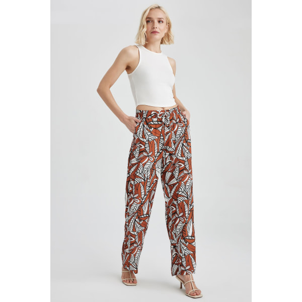 DeFacto Woman FLORIDA Woven Bottom Bukser Oransje CMK Orange 42