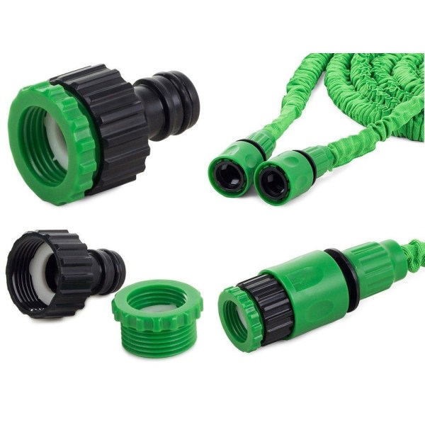 45m Magic Hose Expanderande Vattenslang / Trädgårdsslang green