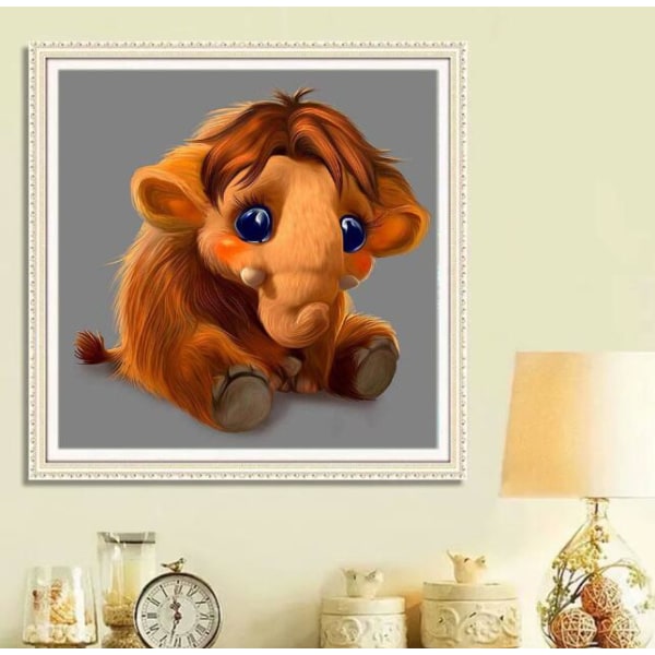 5D DIY Animal -sarjan diamond painting (30*30cm)