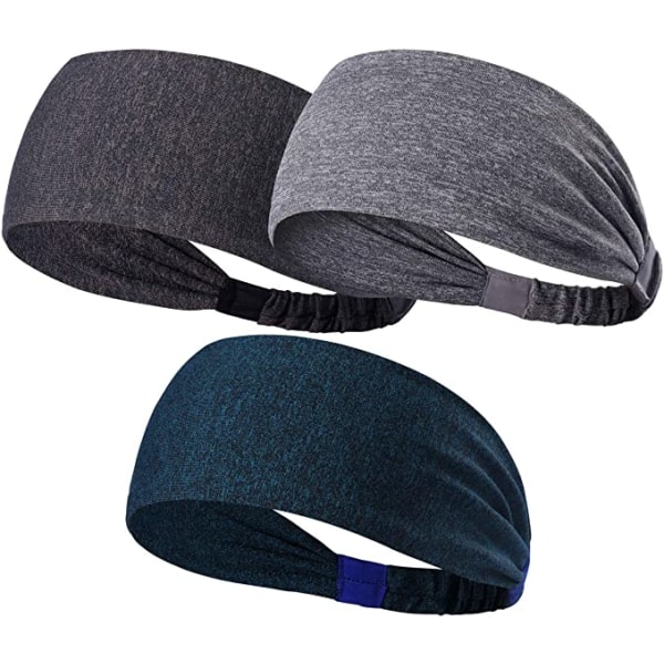 3st Sportpannband för fitness dark blue