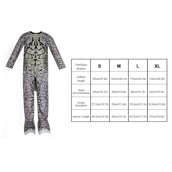 Godzilla Børne Cosplay sæt L*130