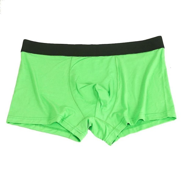 men's breathable comfortable boxer briefs Green 2XL