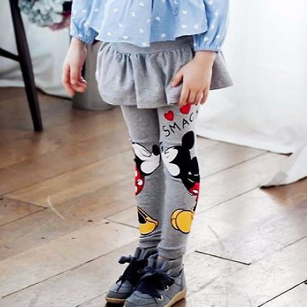 Mickey og Minnie leggings til børn Grey 3-4 Years