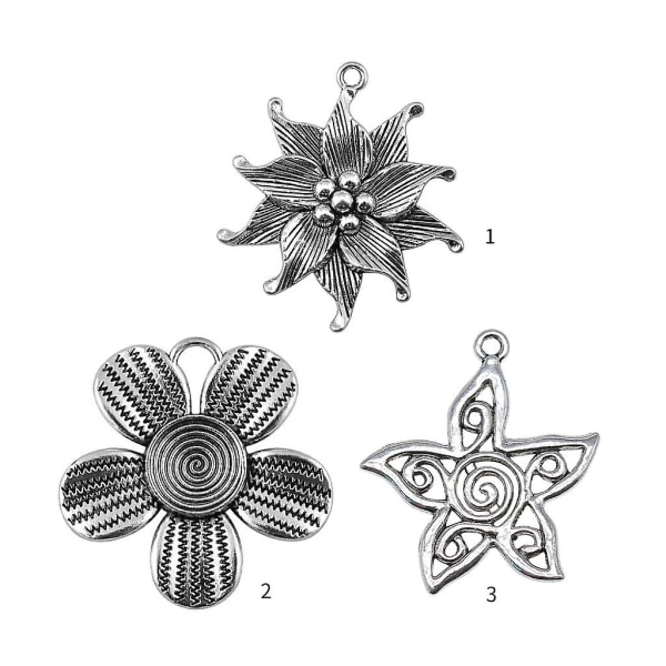 Antique Silver Alloy Pendants Tags For Diy Jewelry Making Keychain Crafts CMK 1