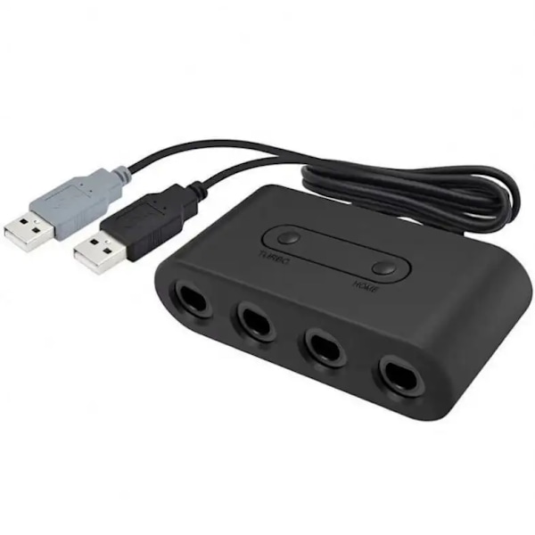 GameCube Controller Adapter til USB Kompatibel med Switch / PC / Wii U 168