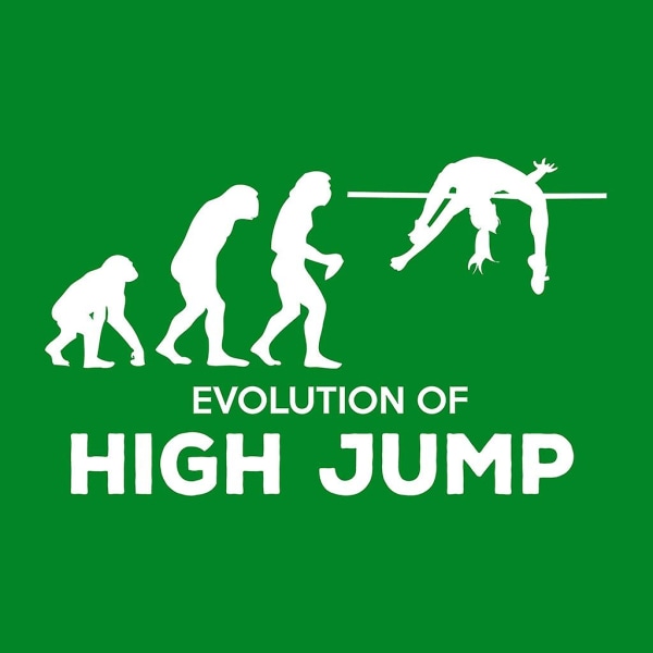 Evolution Of High Jump Huvtröja dam CMK Kelly Green Small