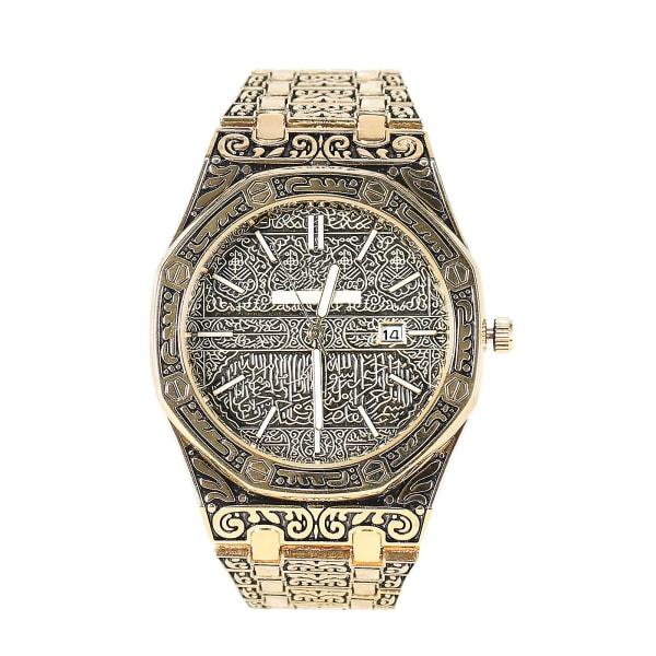 Vintage utskåret klokke Luksus islamsk armbåndsur
