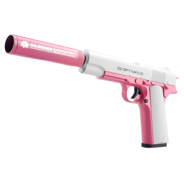 Soft Bullet Toy med skalutkastning & Pull Back Action, Toy Foam Blaster, Education Legetøjsmodel til børn Gaver (M-1911)