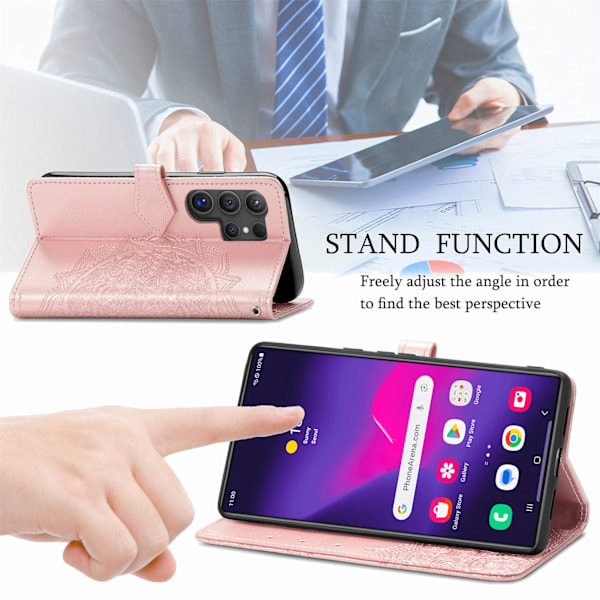 Samsung Galaxy A2 Core Case Nahka Cover Magneettinen suoja