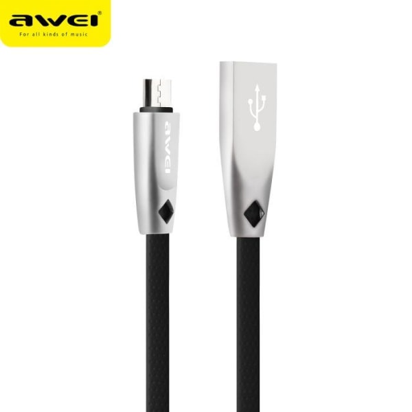 AWEI CL96 FAST DATA CABLE MICRO 1m black