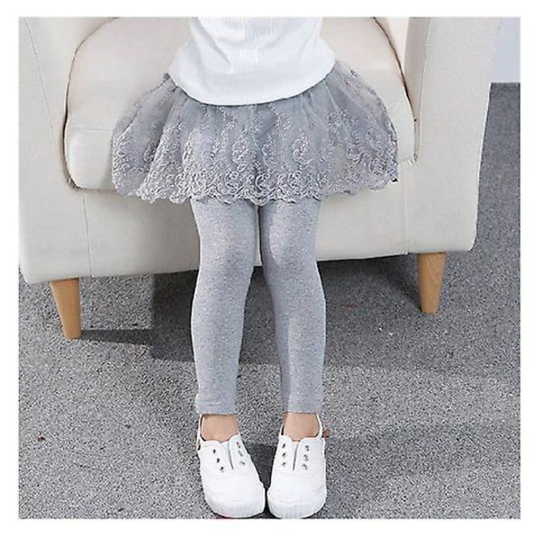 Baby Girl Lace Skirt Legging grey 120cm
