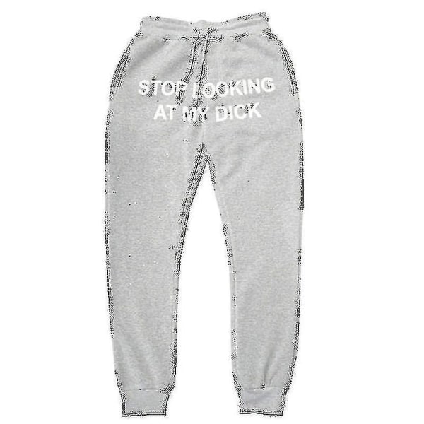 Letter Casual Casual Bukser For menn og kvinner String Løs høy midje sportsbukser CMK 8 white S