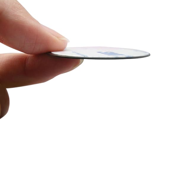 2-PAK Universal Metalplade til Magnetholder (32mm) Silver