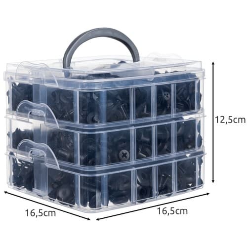 Plastclips för Bil / Clips - 620-delar 1050