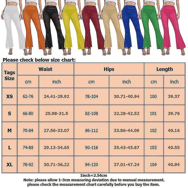 Women's High Waist Casual Flared Trousers Red Wine S