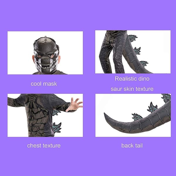 Godzilla Børne Cosplay sæt XL*140