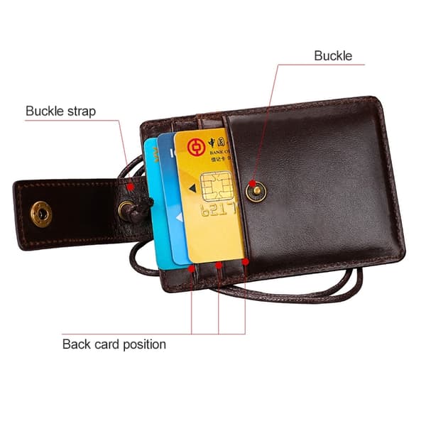 RFID kortholder med nakkestropp og ID-brikke