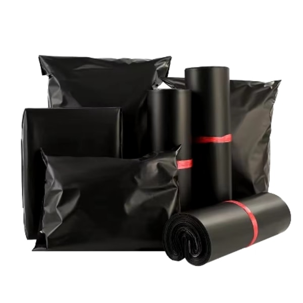 20st E-handelspåsar brevpåsar postorderpåse Black Black 25 x 35cm