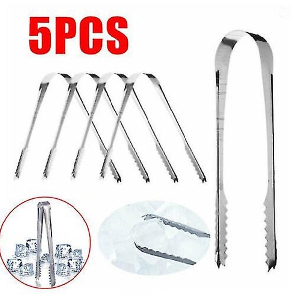 5pcs Candy Buffet Bbq Party Kitchen Scoop Ice Cube Tongs Tools