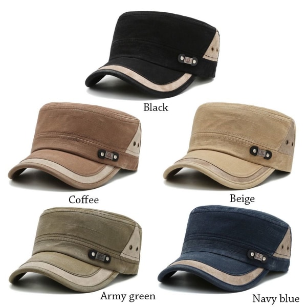 Sommar Kamouflage Arm Hatt Män Camo Military Cadet Combat Fiske Baseball Cap Coffee