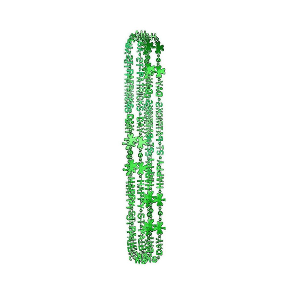 6 stk St Patrick's Day Shamrock Beads Halskæde Irish Day Parade Halskæde Decor CMK 8