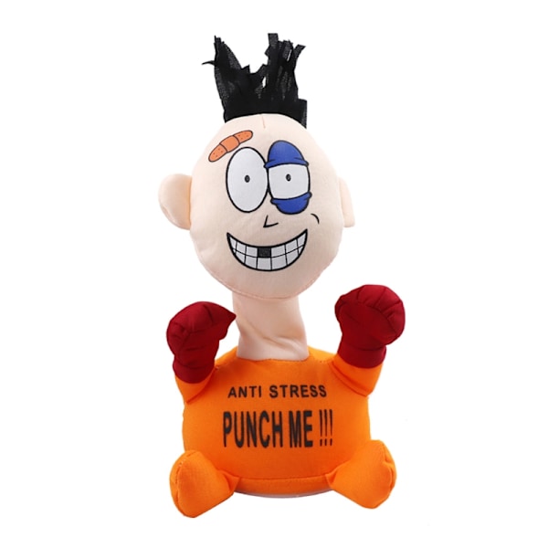 Hållbar Stressavvisande Punch Me Screaming Docka Grön